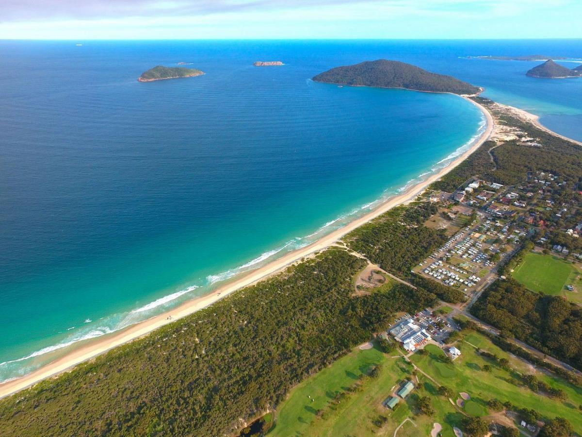 Gumtree Cottage Hawks Nest Bagian luar foto